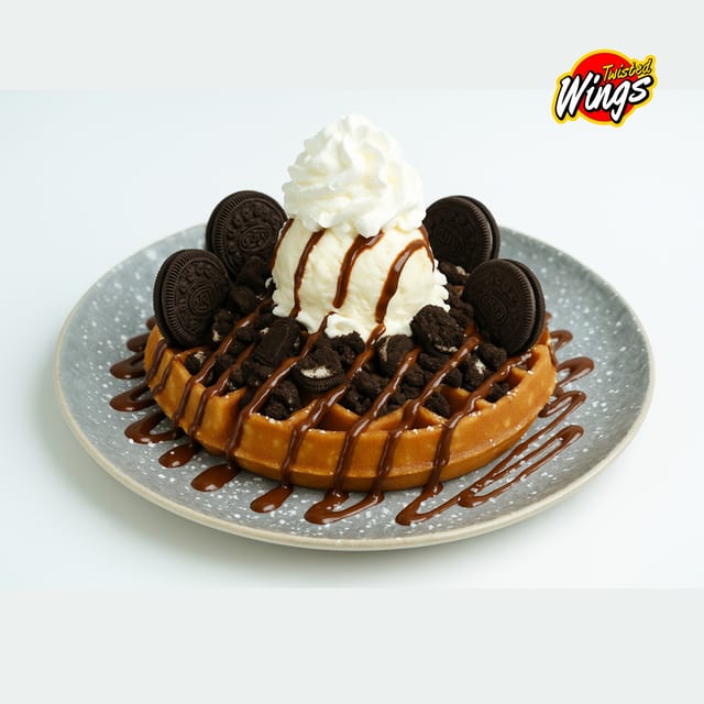 OREO NUTELLA WAFFLE.