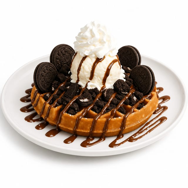 OREO NUTELLA WAFFLE.