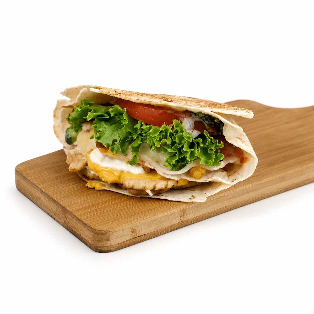 CHICKEN WRAP.