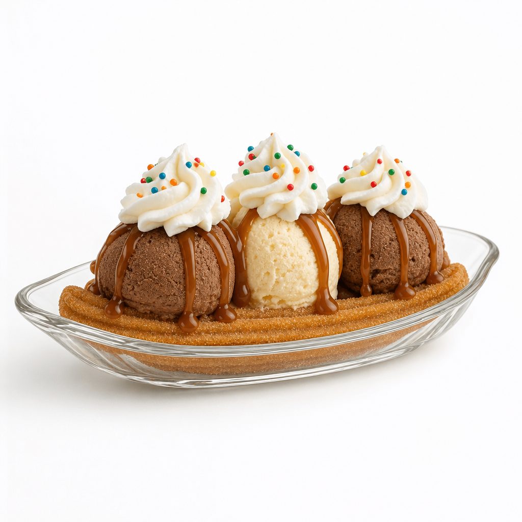 Churro Split (SUNDAES).